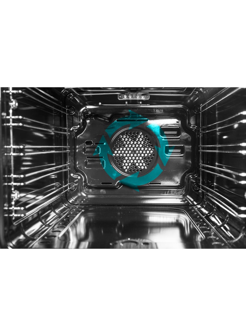 ستارواي فرن كهربائي مدمج من ستارواي بسعة 132 لترًا، 60 × 90 سم، مزود بمروحة توربو، وباب ثلاثي الطبقات، وسعة قصوى - Image 3